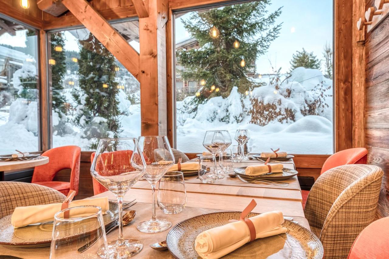 Les Loges Blanches Hotell Megève Eksteriør bilde