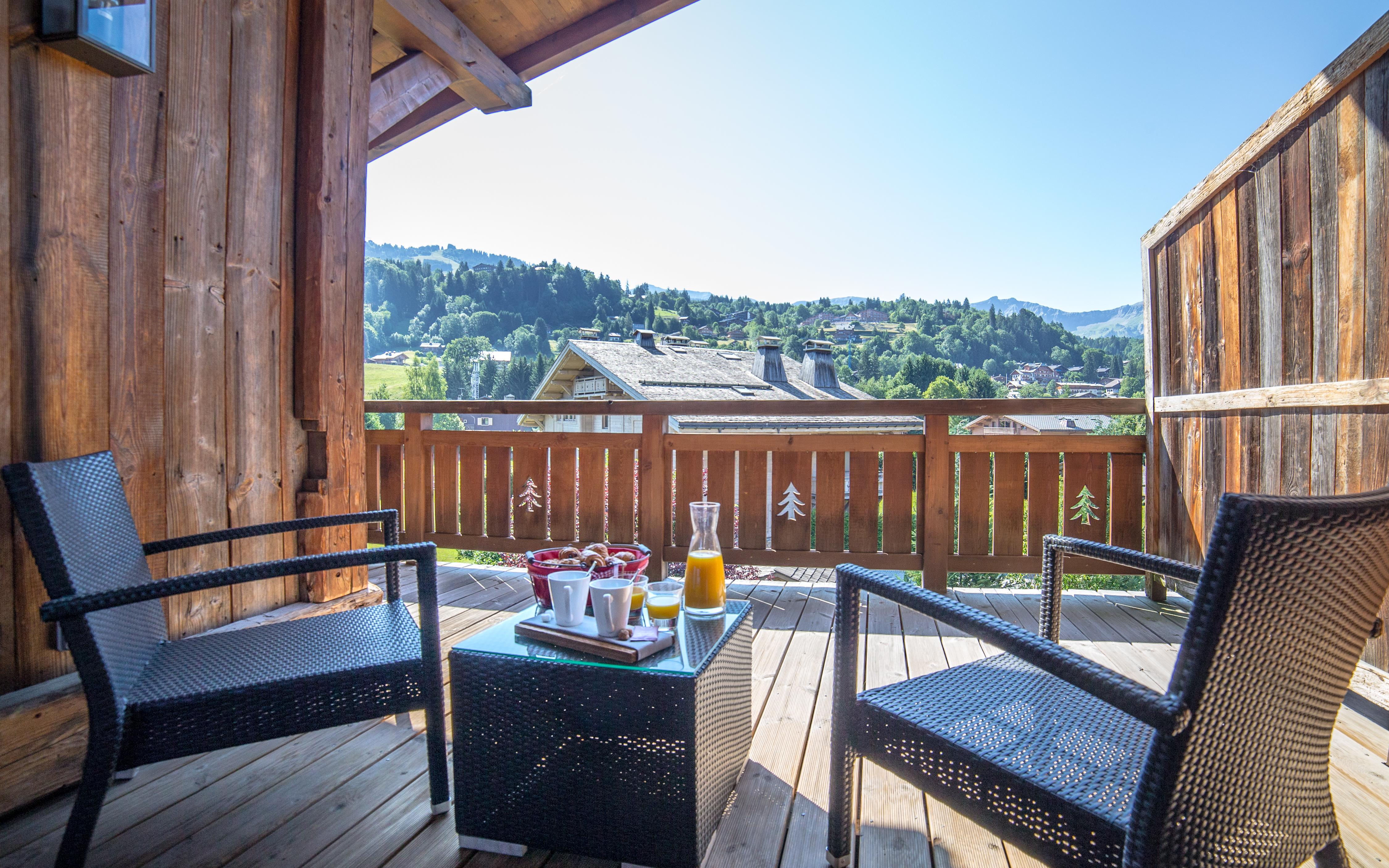 Les Loges Blanches Hotell Megève Eksteriør bilde