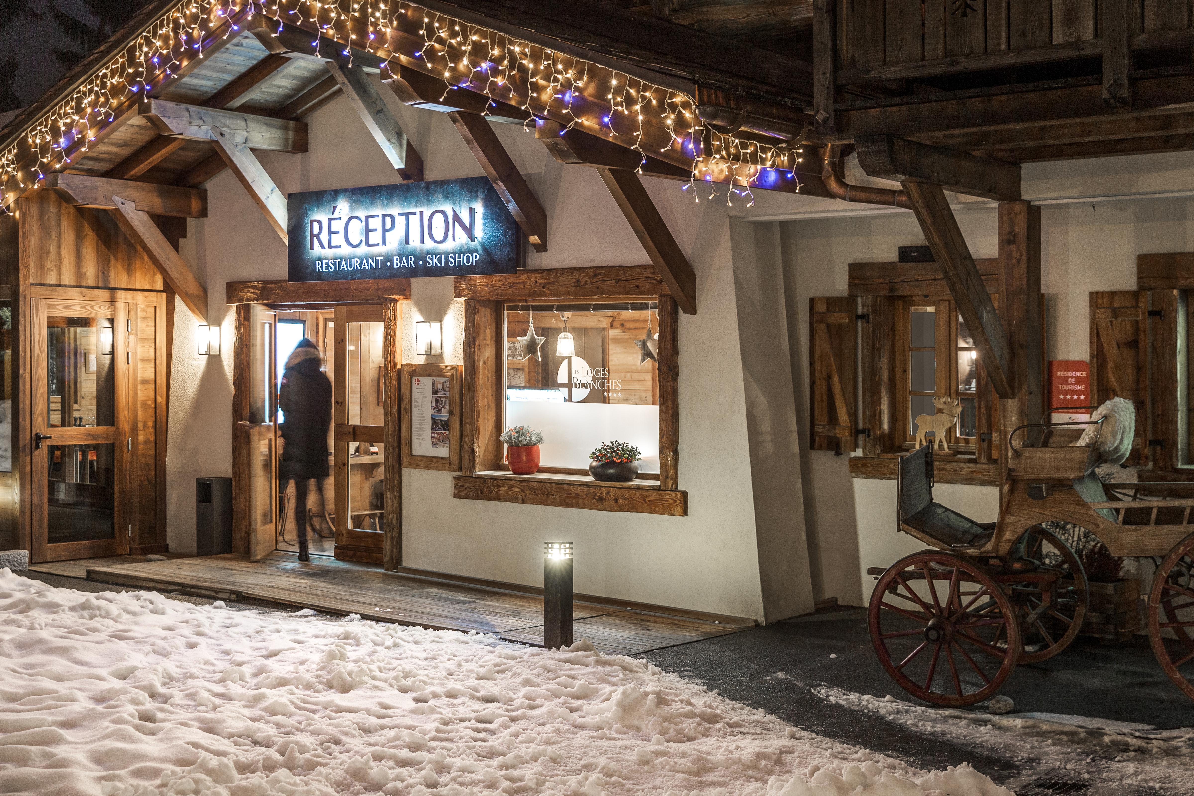 Les Loges Blanches Hotell Megève Eksteriør bilde